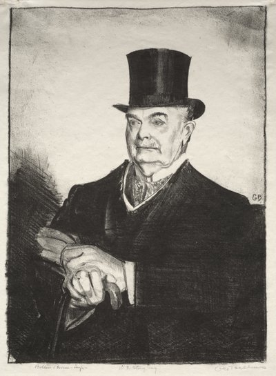 W. E. Story, Esq., zweiter Zustand von George Bellows