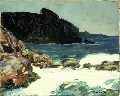 Die Klippe, Elizabeth, Maine von George Benjamin Luks