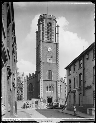 Bischof Ryders Kirche, Gem Street, Gosta Green, Birmingham, 1941 von George Bernard Mason