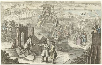 Der gegenwärtige Zustand Europas, 1742 von George Bickham (II)