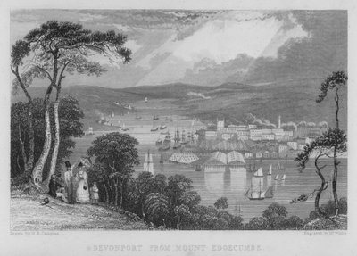 Devonport von Mount Edgecumbe von George Bryant Campion