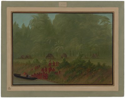 Ein Yahua-Dorf von George Catlin