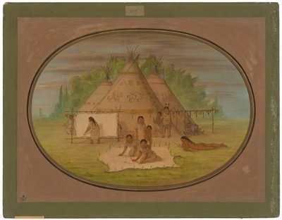 Cheyenne-Dorf von George Catlin