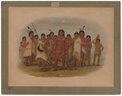 Male mich - Apachee von George Catlin