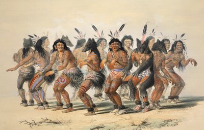 Der Bärentanz (Detail) von George Catlin