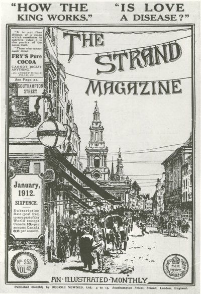 Titelblatt des The Strand Magazine, 1912 von George Charles Haite