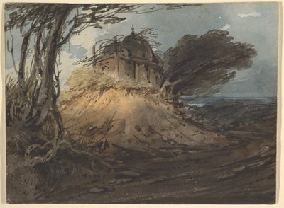Indischer Tempel von George Chinnery