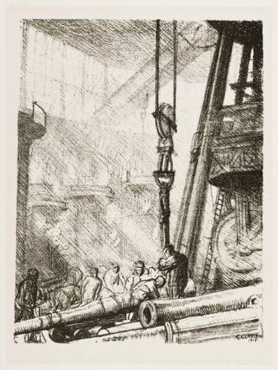 Ein Schlauch heben von George Clausen