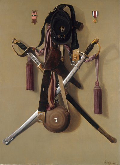 Bürgerkriegsregalia von Major Levi Gheen McCauley von George Cope
