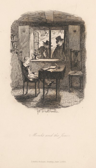 Mönche und der Jude von George Cruikshank