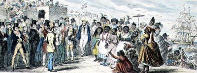 Wahrscheinliche Auswirkungen der Überemigration von Frauen von George Cruikshank