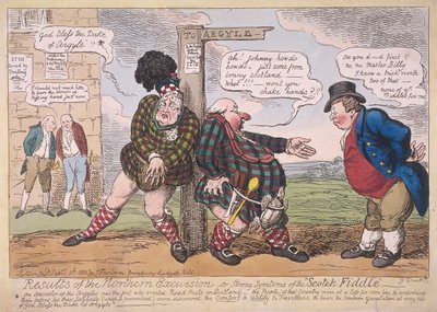 Ergebnisse des nördlichen Ausflugs, 1822 von George Cruikshank