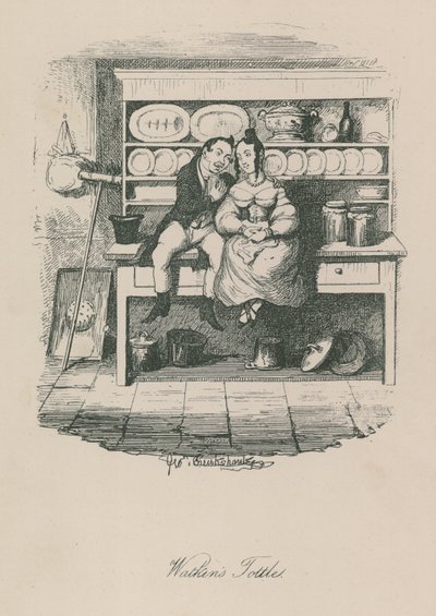 Szene aus dem Londoner Leben: Watkins Tottles von George Cruikshank