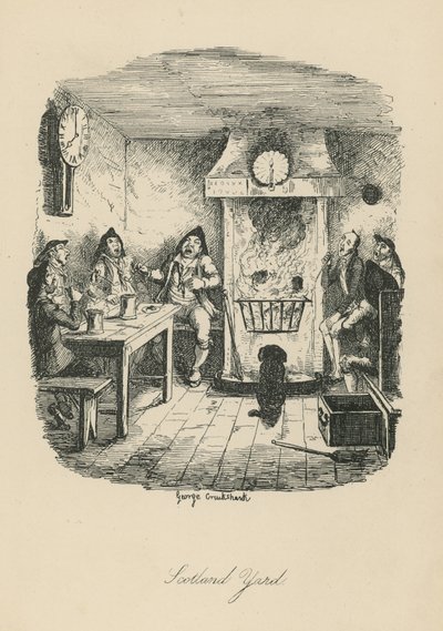 Scotland Yard von George Cruikshank von George Cruikshank