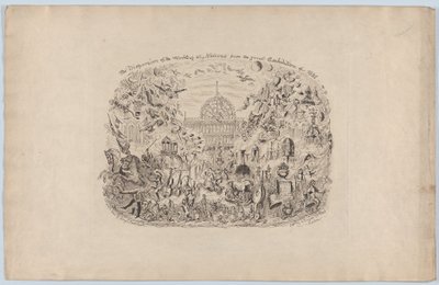 Die Verbreitung der Werke aller Nationen von der Großen Ausstellung von 1851 von George Cruikshank