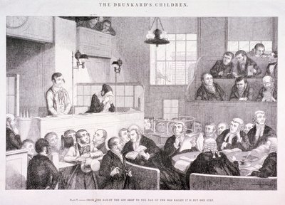 Die Kinder des Betrunkenen von George Cruikshank
