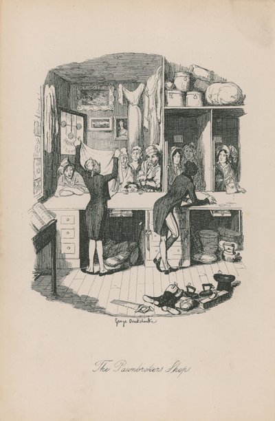 Das Pfandleihhaus von George Cruikshank