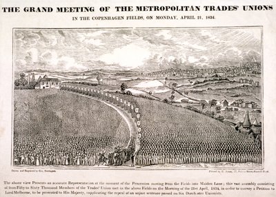 Kopenhagen Felder, Islington, London, 1834 von George Dorrington