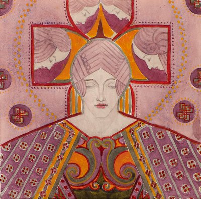Studie [für dekoratives Panel], ca. 1898-1901 von George Dutch Davidson