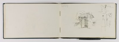 (Skizzenbuch) Altes Tor in der Nähe von Vevey/Fribourg/Schaffhausen von George Elbert Burr