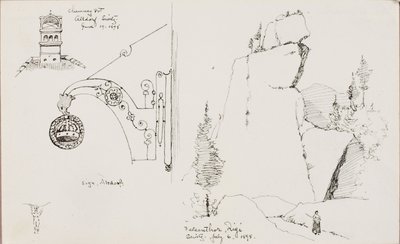 Schornstein, Altdorf, Schweiz/Felsentor, Rigi, Schweiz von George Elbert Burr