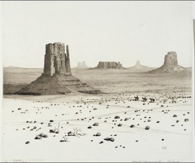 Wüstenmonumente, Arizona von George Elbert Burr
