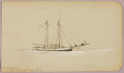 Holzboot, Mackinac von George Elbert Burr