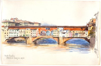 Ponte Vecchio, Florenz von George Elbert Burr