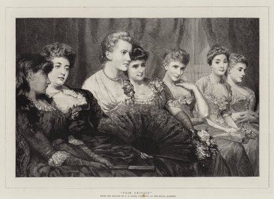 Faire Kritiker von George Elgar Hicks