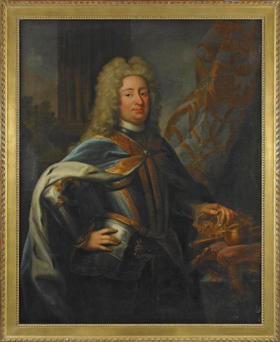 Porträt von Friedrich I., König von Schweden von George Engelhardt Schroeder