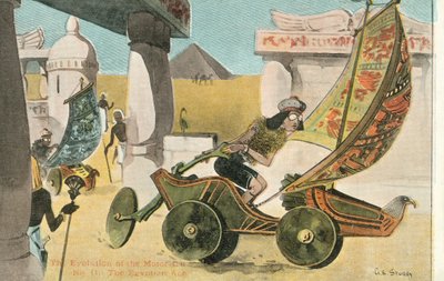 Die Entwicklung des Automobils von George Ernest (after) Studdy