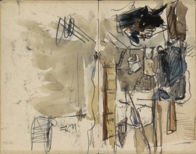 Ansicht der Kalverstraat in Amsterdam auf Höhe des Kaufhauses Gerzon von George Hendrik Breitner