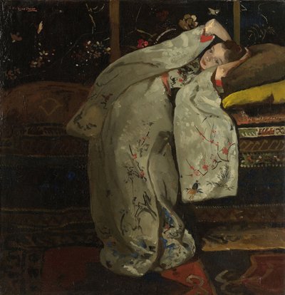 Mädchen im weißen Kimono, 1894 von George Hendrik Breitner
