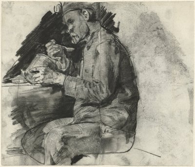 Soldat beim Essen von George Hendrik Breitner