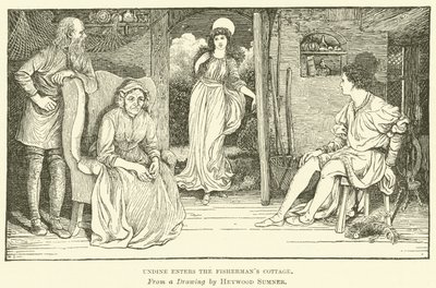 Undine betritt die Fischerhütte von George Heywood Maunoir Sumner
