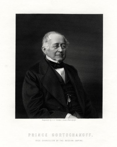 Prinz Gorchakov, russischer Diplomat, 19. Jahrhundert von George J. Stodart