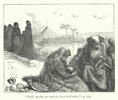 Illustration für Die Gefangenschaft von George John Pinwell