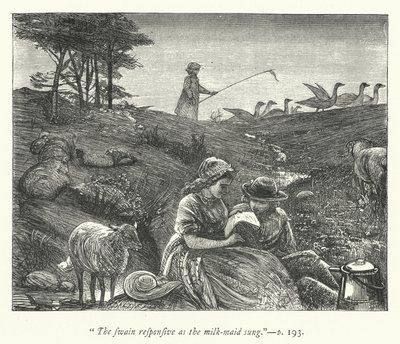 Illustration für Das verlassene Dorf von George John Pinwell