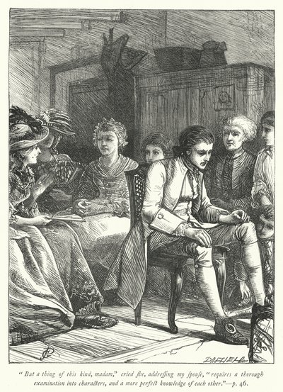 Illustration für Der Pfarrer von Wakefield von George John Pinwell
