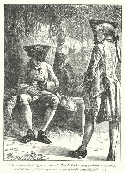 Illustration für Der Pfarrer von Wakefield (Gravur) von George John Pinwell