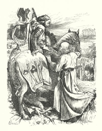 Die Abreise des Pilgers von George John Pinwell