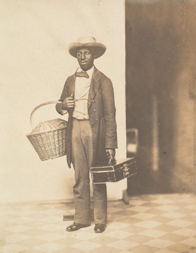 Sam Campus Verkäufer, aus einem Yale-Klassenalbum, ca. 1858 von George K Warren