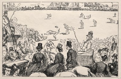 Universitäts-Cricket-Match bei Lords von George Louis Palmella Busson Du Maurier