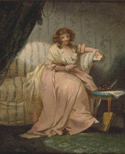 Eine Frau namens Anne, die Frau des Künstlers von George Morland