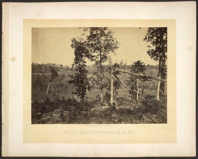 Schlachtfeld von Resacca, Ga. Nr. 2 von George N. Barnard