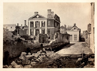 Ruinen des Pinckney-Herrenhauses, Charleston S.C von George N. Barnard