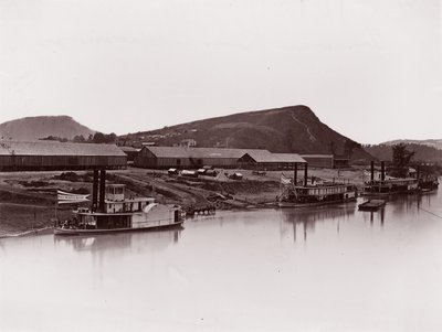 Tennessee River bei Chattanooga, Lookout Mountain Spur, ca. 1864 von George N. Barnard
