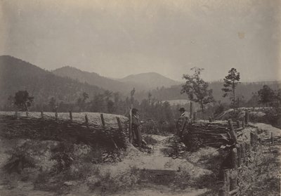 Der Allatoona-Pass, Georgia, 1860er Jahre von George N. Barnard