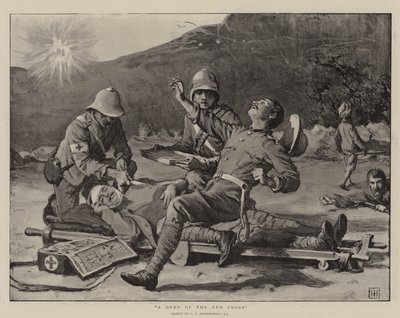 Ein Held des Roten Kreuzes von George Percy Jacomb Hood