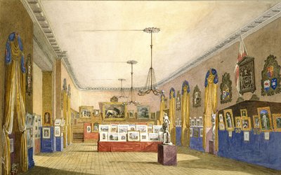 Eine Ausstellung im Alten Rathaus, Oxford, 1854 von George Pyne